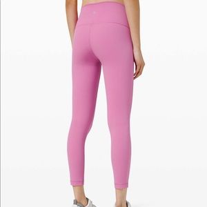 Pink Wunder Under High Ride Tight 25” *full-on luxtreme